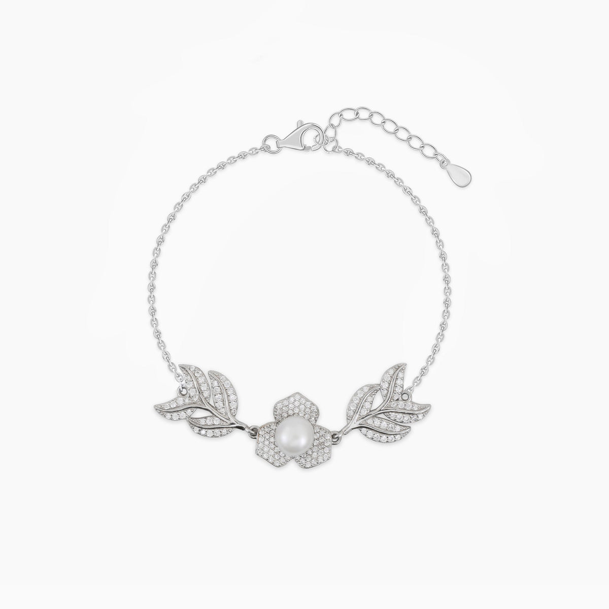 Pearl Leaf Bracelet