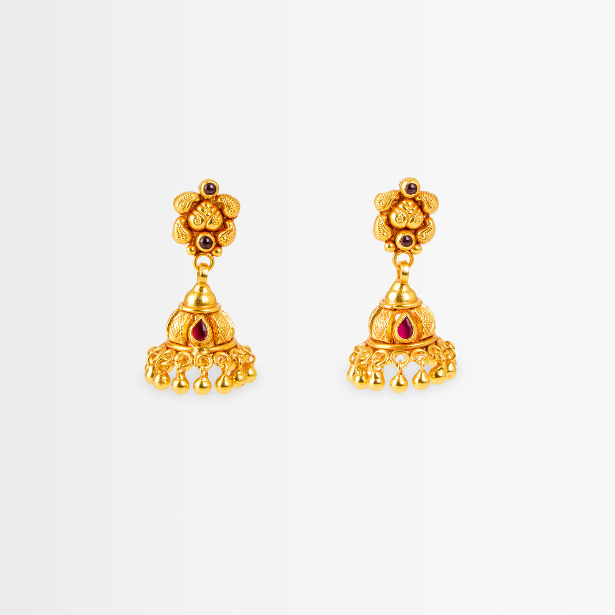 Golden Temple Statement Earrings