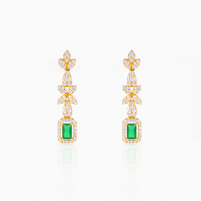 Emerald Garden Earring