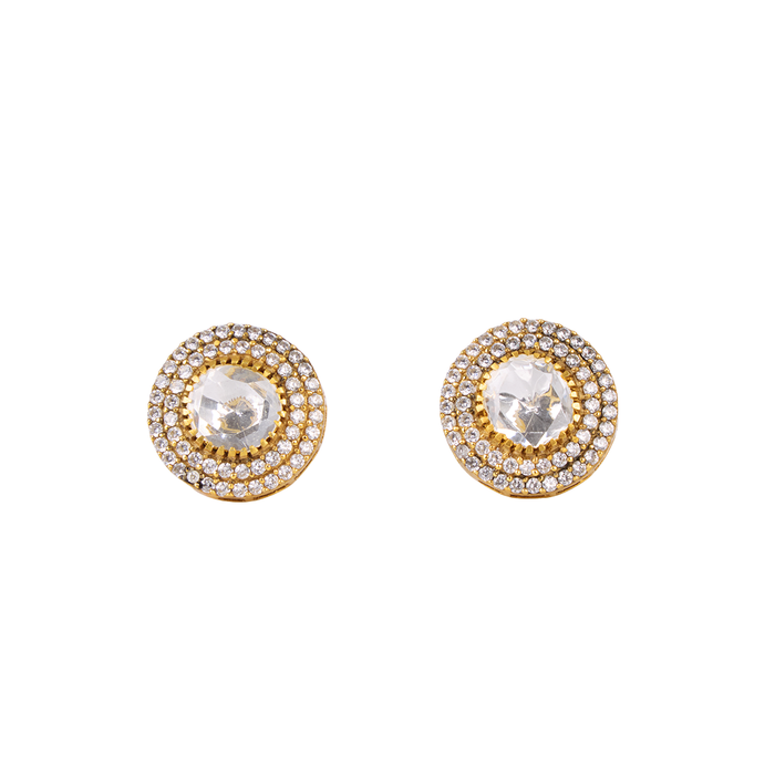 Circular Polki Earring