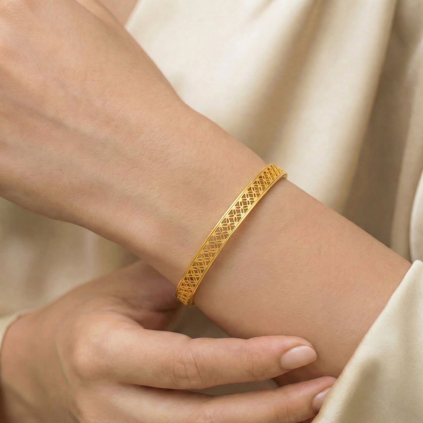 Golden Tara Bangle
