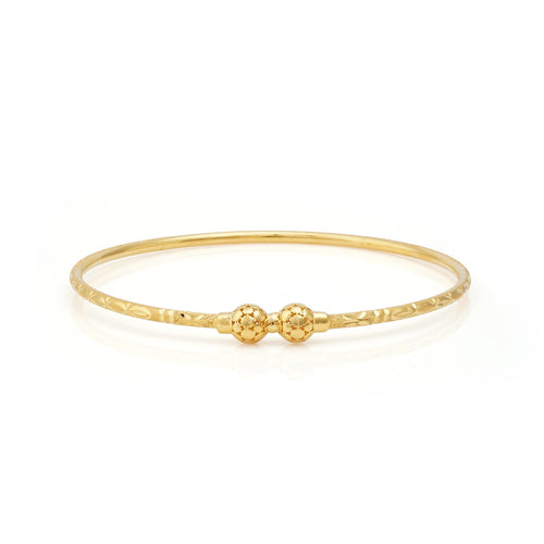 Golden Beaded Bangle