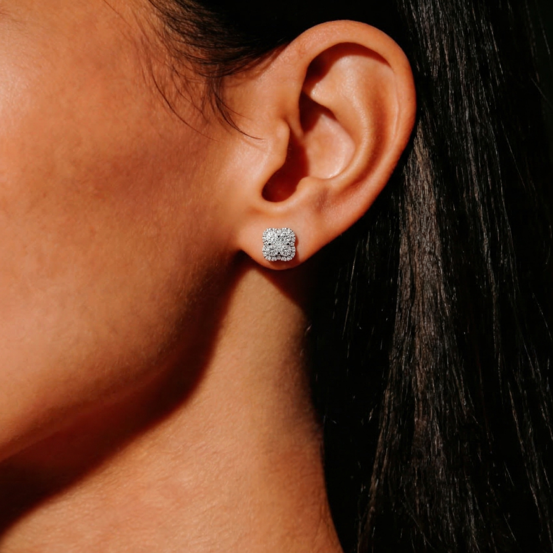 Lucky Bloom Diamond Studs