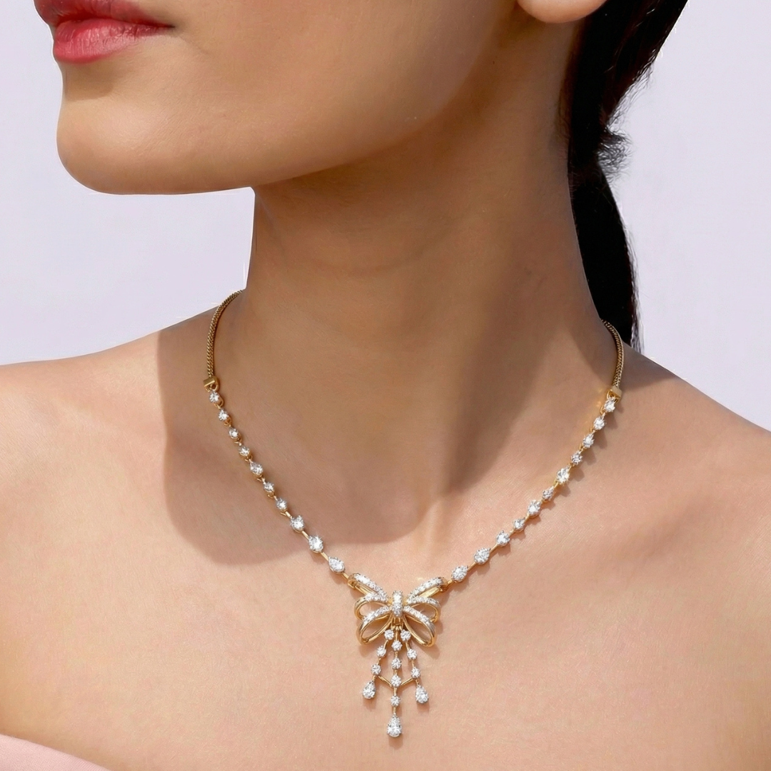Whispering Ribbon Necklace