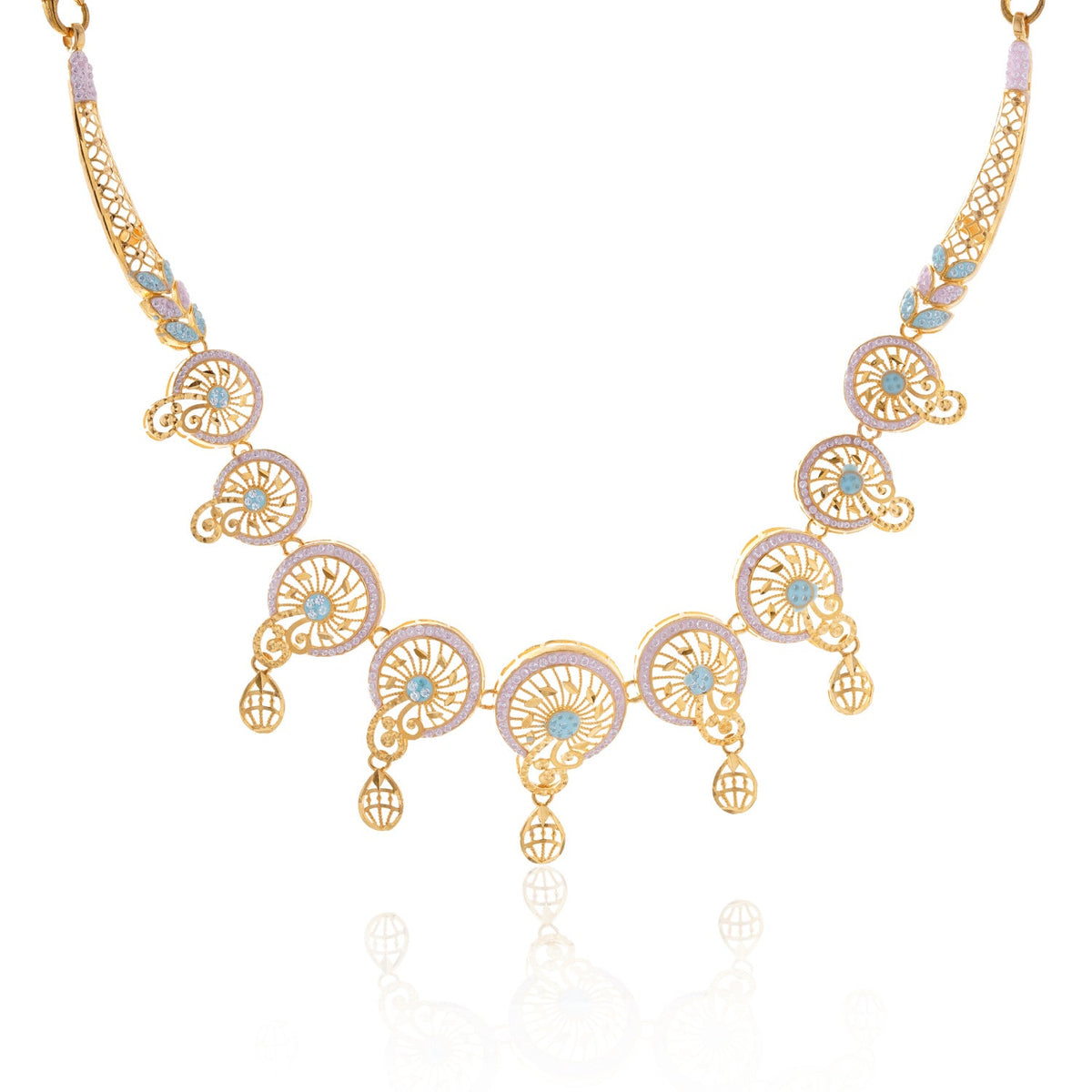 Celestial Radiance Gold Necklace