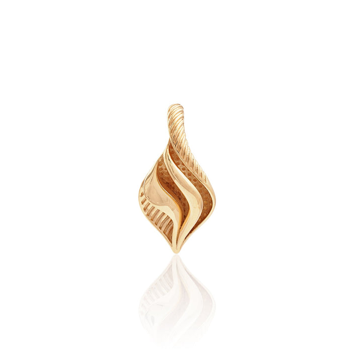 Kanchan Wave Gold Pendant