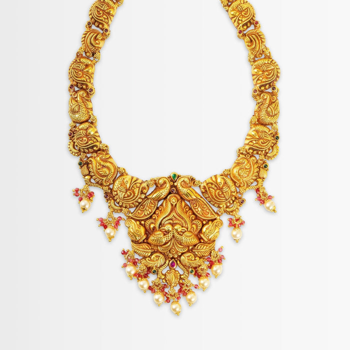 Golden Swarna Mayura Haar