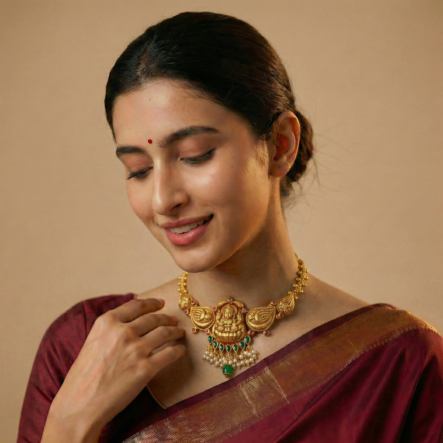 Golden Devi Necklace