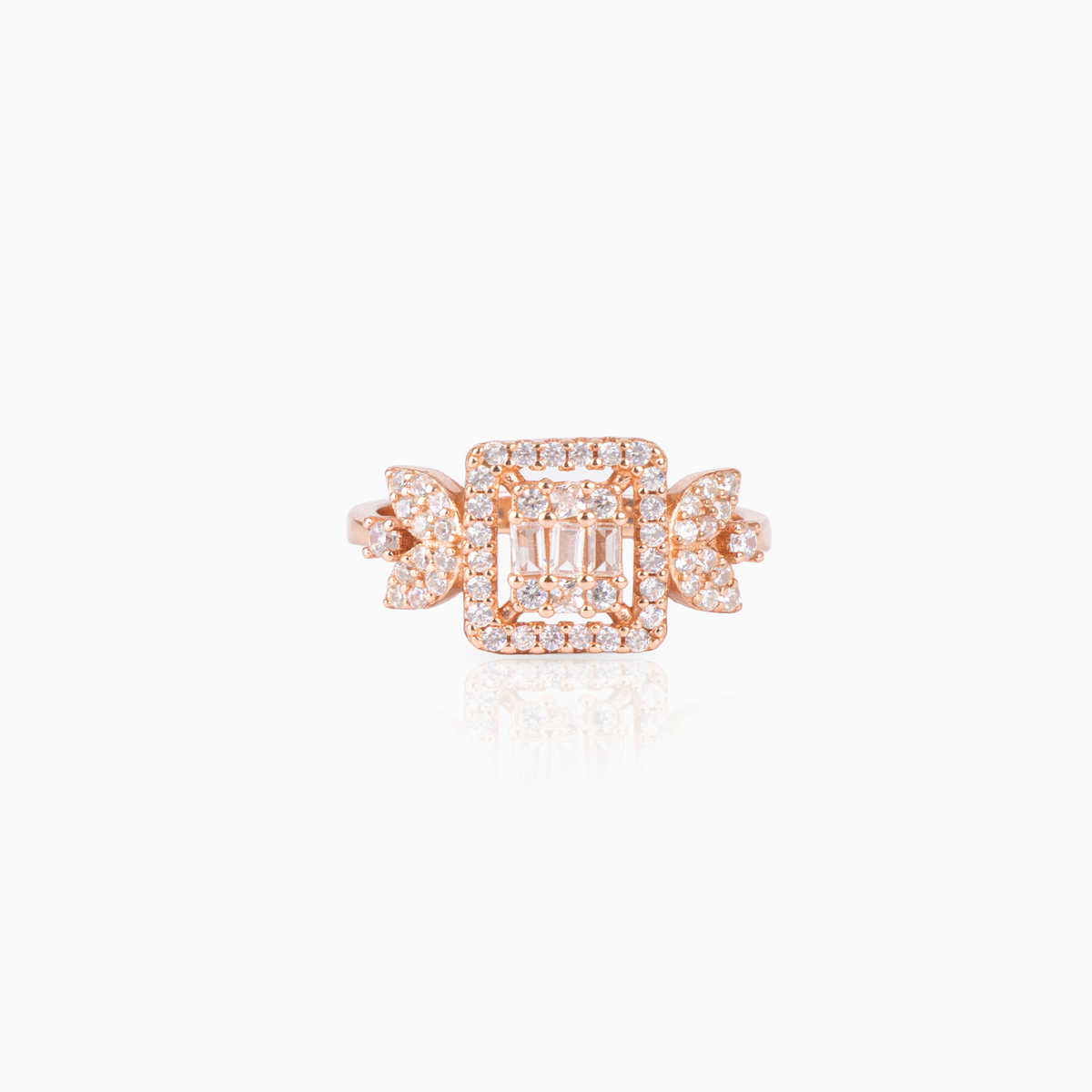 Rose Gold Leaf Ring