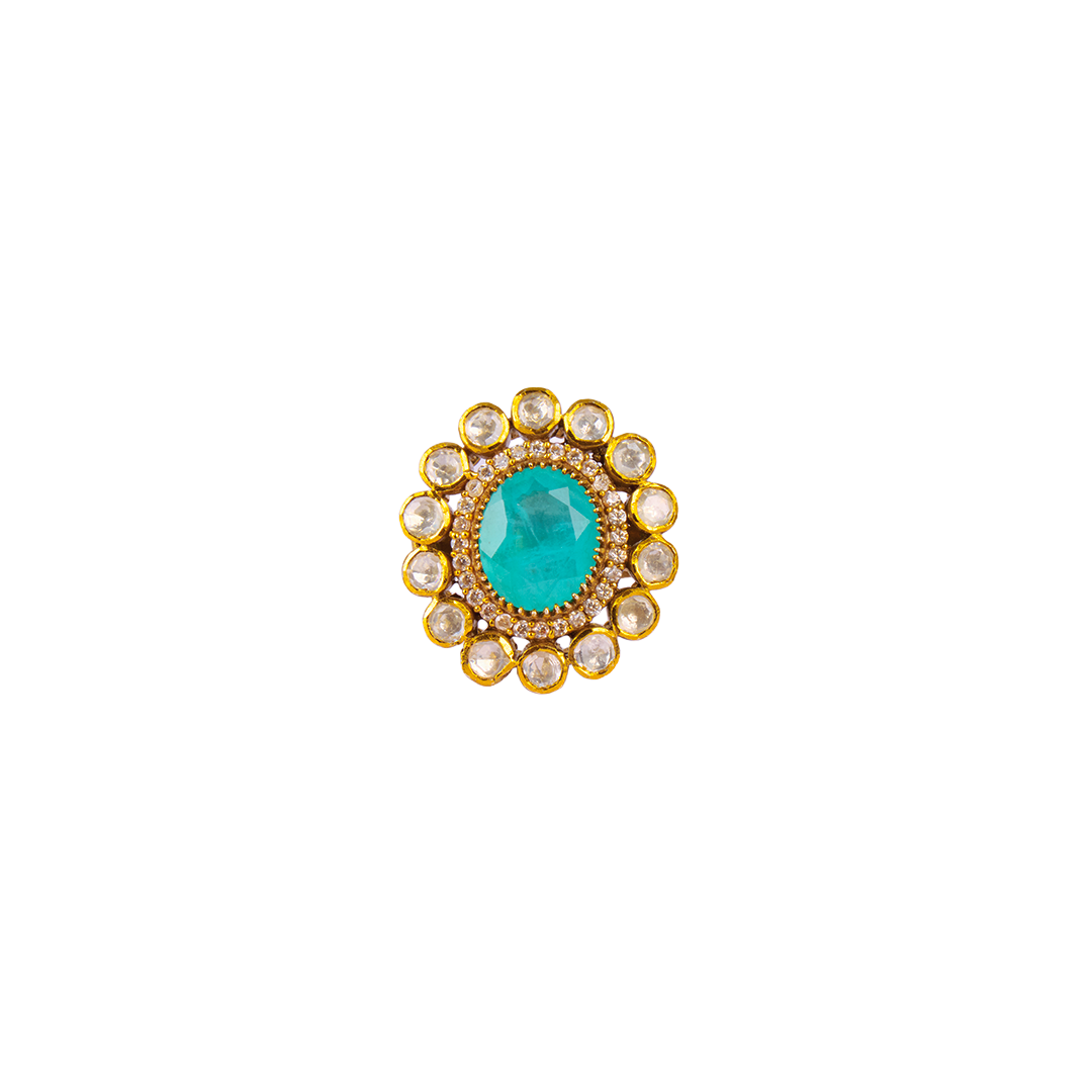 Neelkamal Kundan Ring