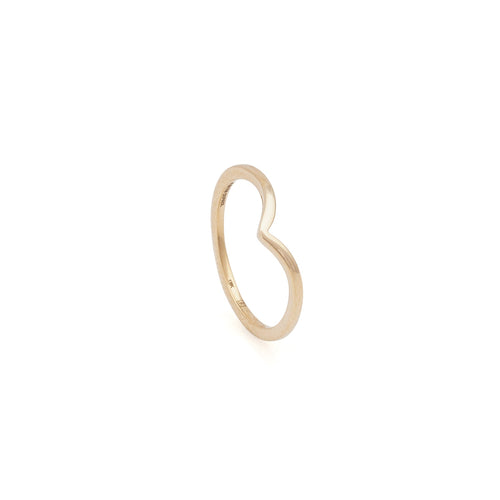 Tara V-Band Gold Ring