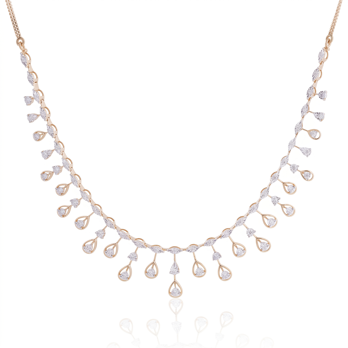 Dewdrop Cascade Diamond Necklace