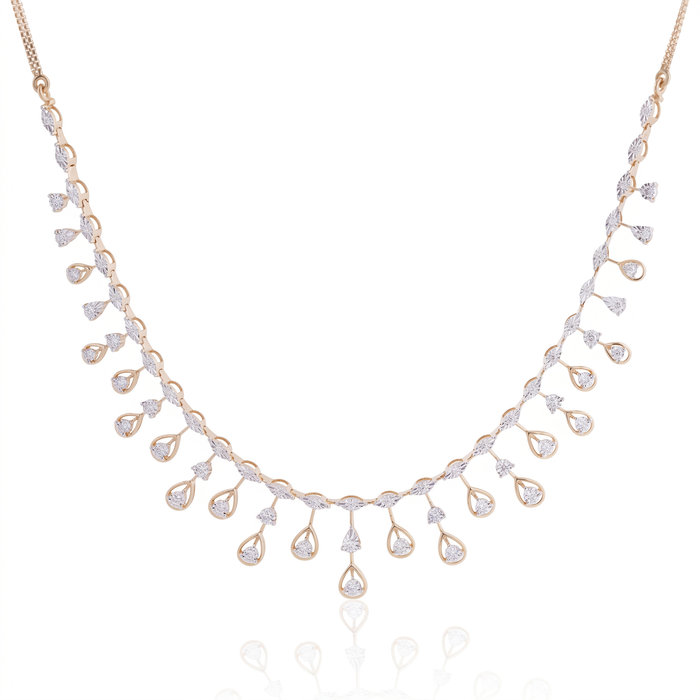 Dewdrop Cascade Diamond Necklace