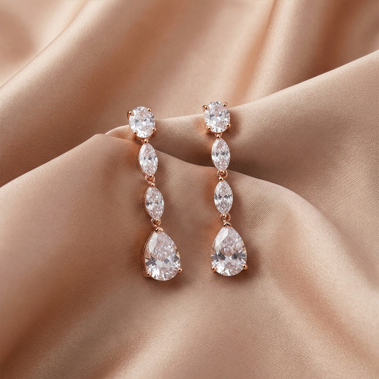 Marquise-Drop Earrings