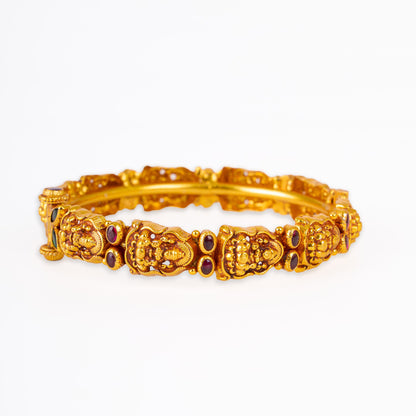 Golden Lakshmi Temple Bangle