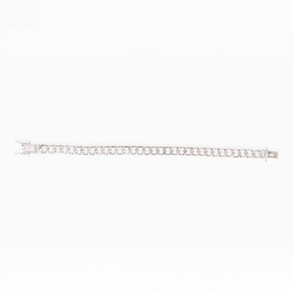 Sterling Curb Men’s Bracelet