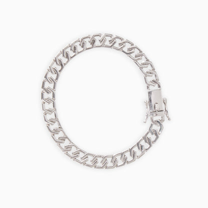 Sterling Curb Men’s Bracelet