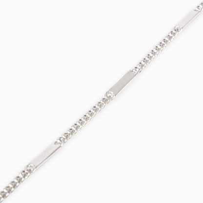 Plaque Link Men's Bracelet