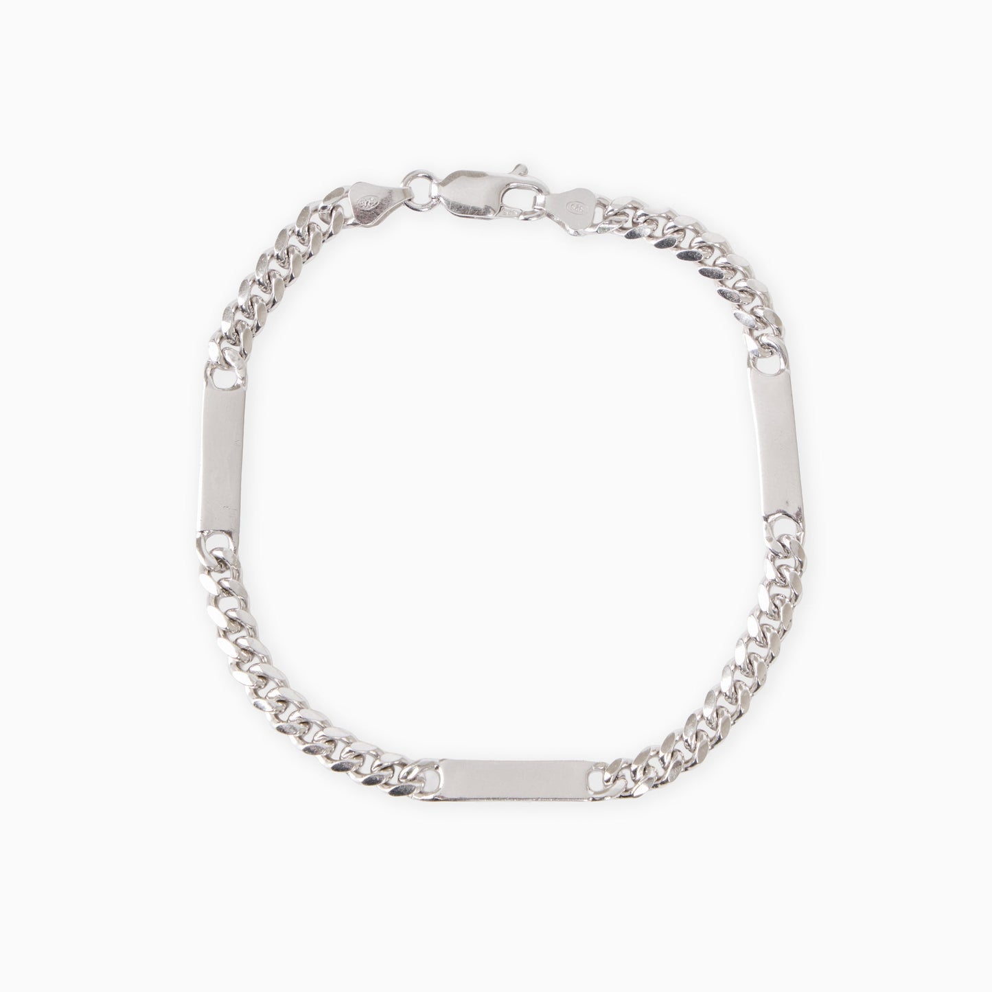 Plaque Link Men's Bracelet