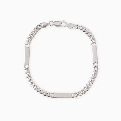 Plaque Link Men's Bracelet