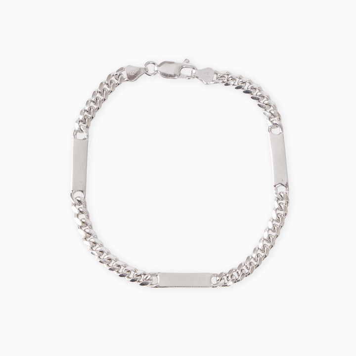 Plaque Link Men's Bracelet