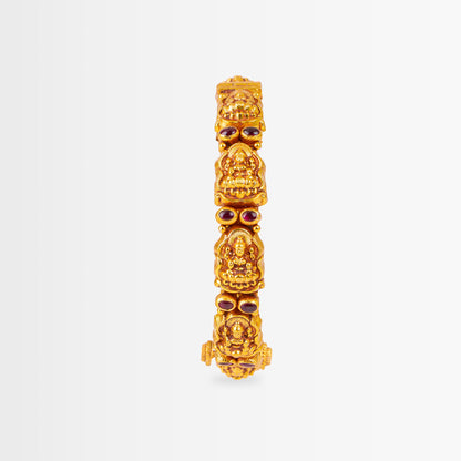 Golden Lakshmi Temple Bangle