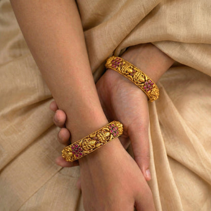 Golden Lakshmi Divine Bangles