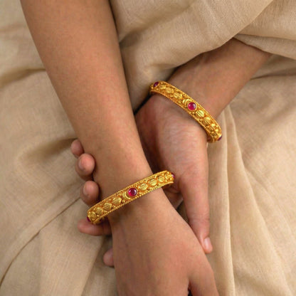 Golden Prakriti Bangles