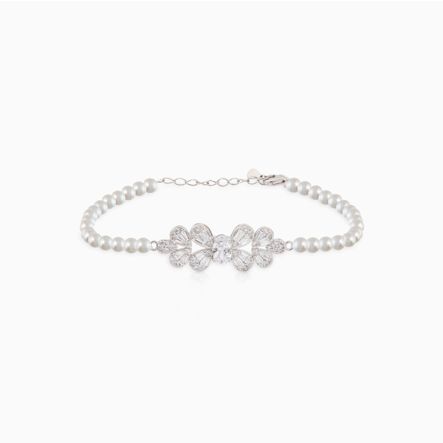 Floral Pearl Bracelet