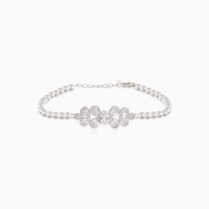 Floral Pearl Bracelet