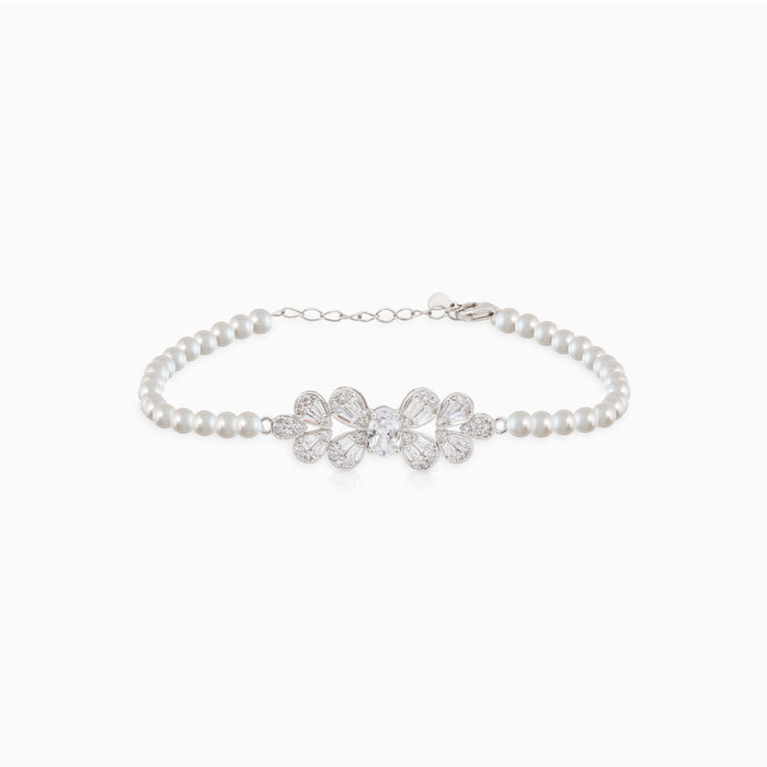 Floral Pearl Bracelet