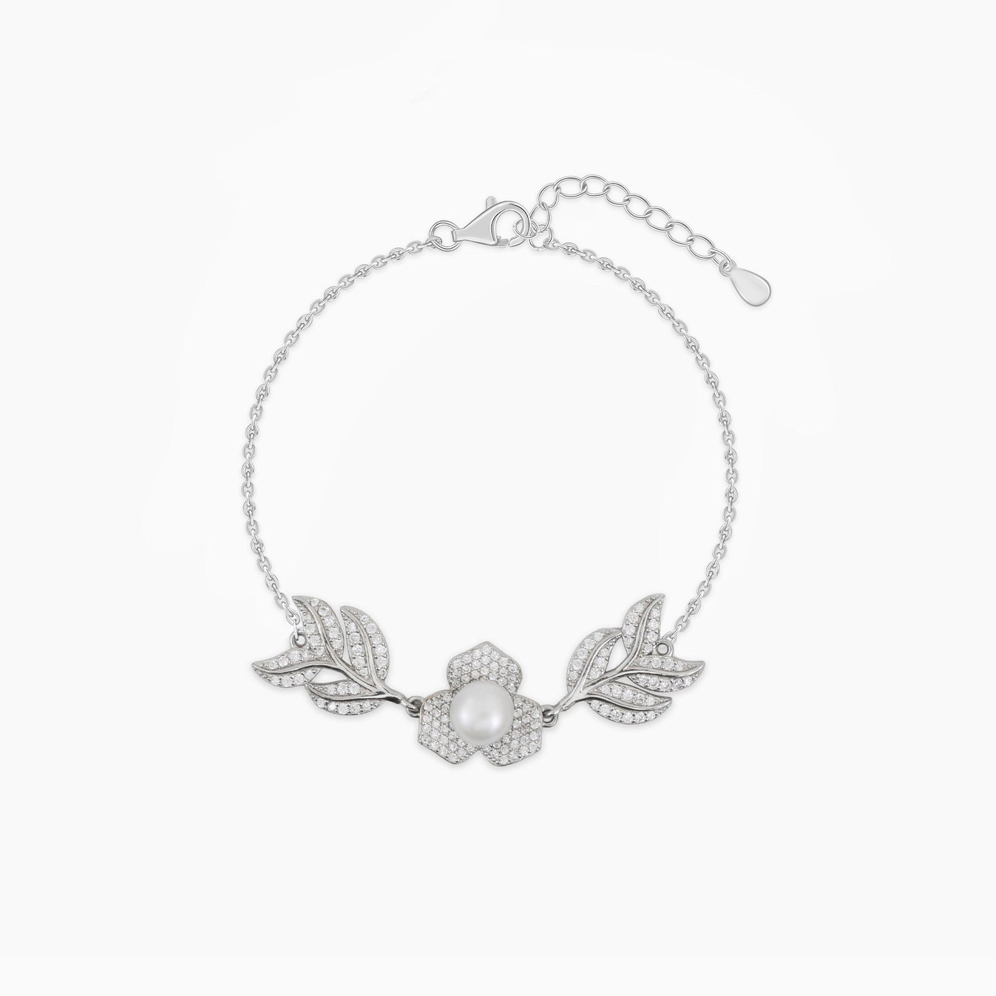 Pearl Leaf Bracelet