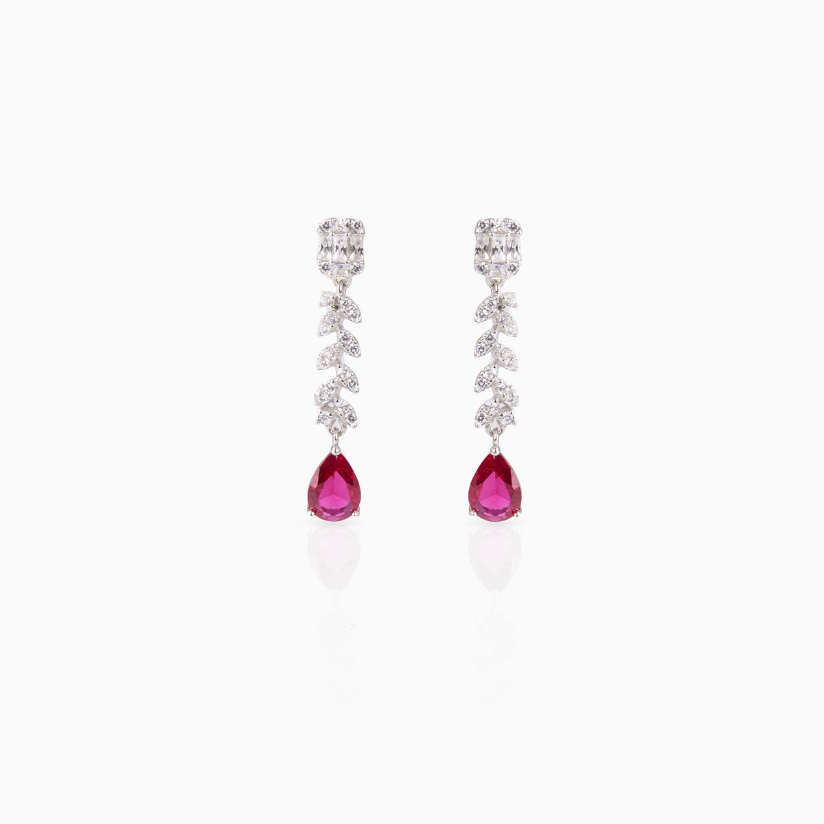Ruby Drops Earrings