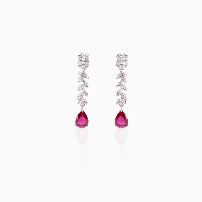 Ruby Drops Earrings