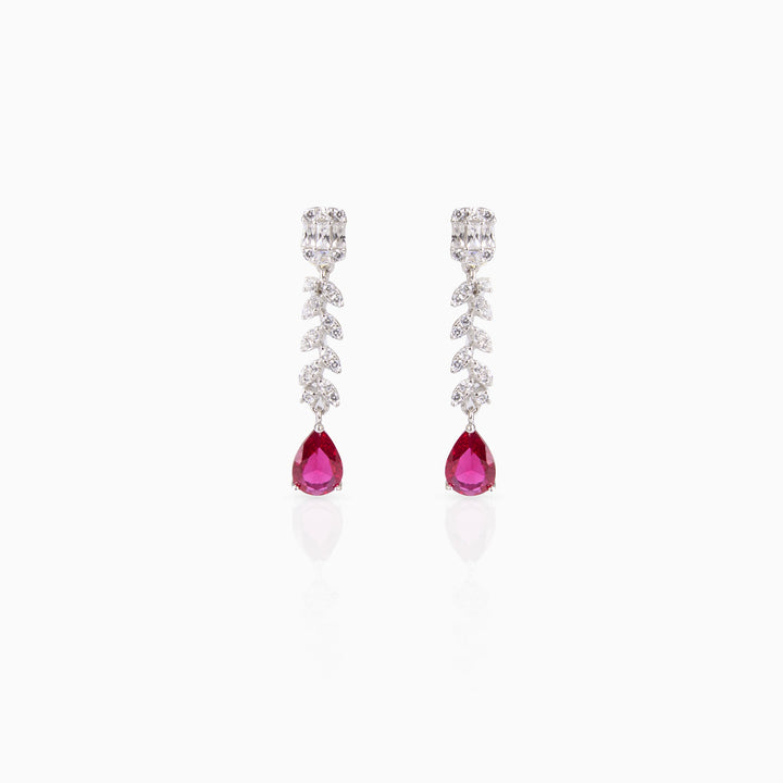 Ruby Drops Earrings