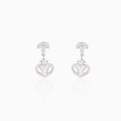 Heart Solitaire Earring