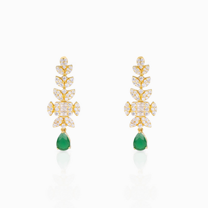 Emerald Flora Earrings