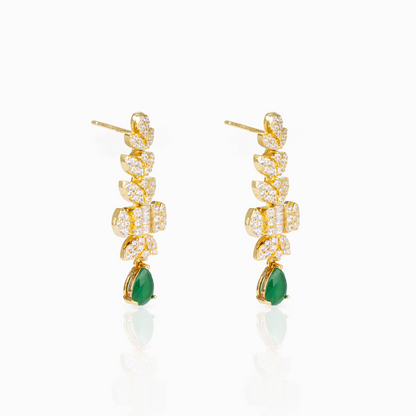 Emerald Flora Earrings