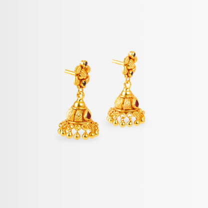 Golden Temple Statement Earrings