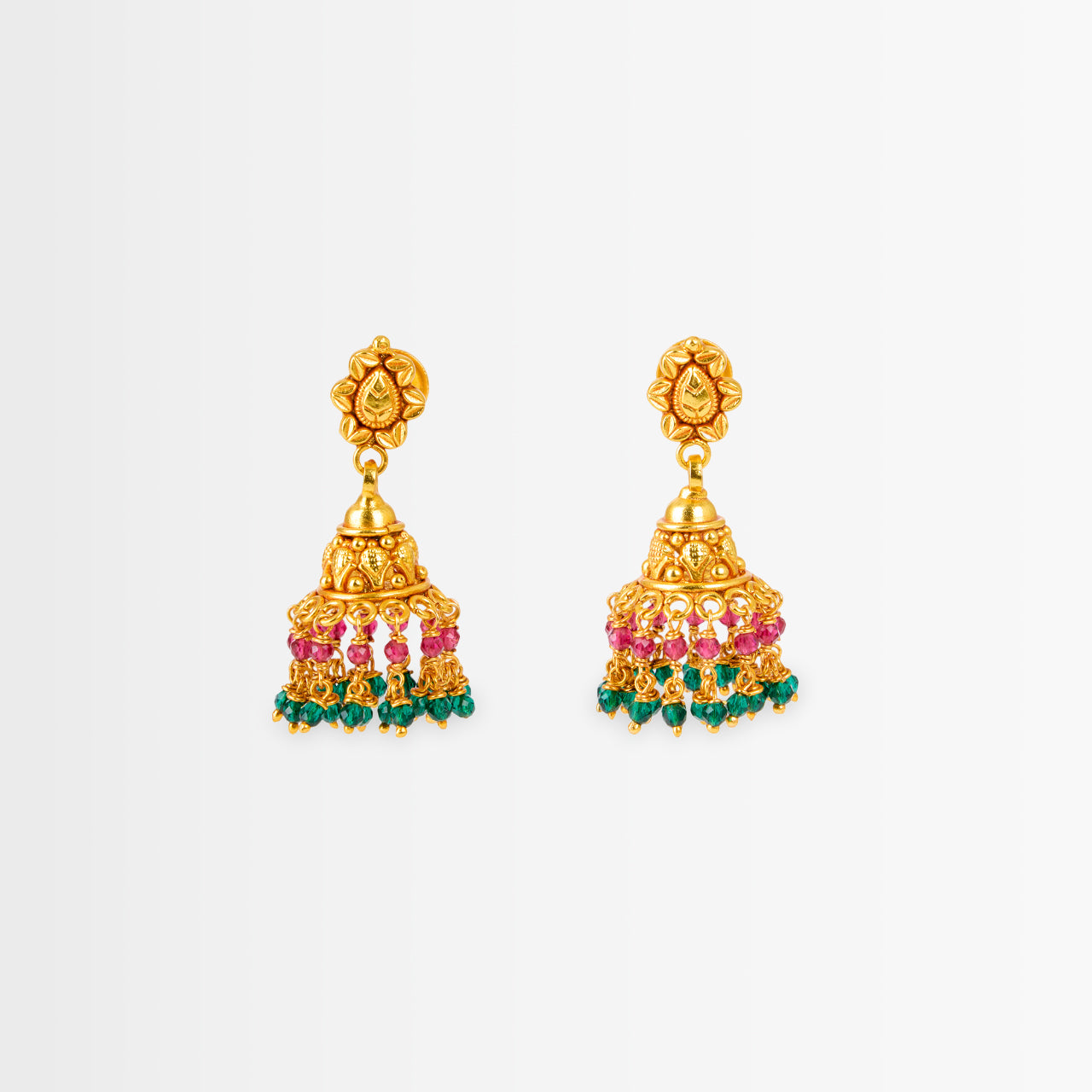 Golden Gauri Temple Jhumkas