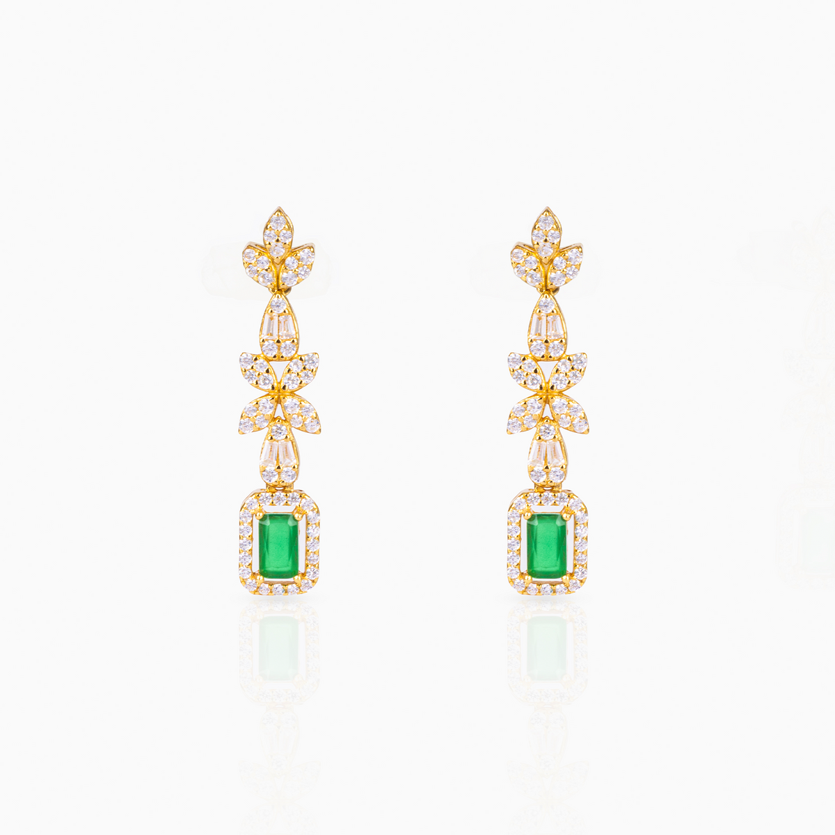 Emerald Garden Earring