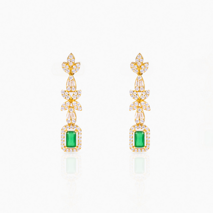 Emerald Garden Earring