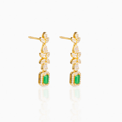 Emerald Garden Earring