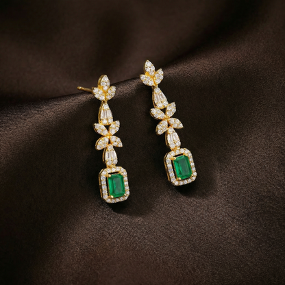 Emerald Garden Earring