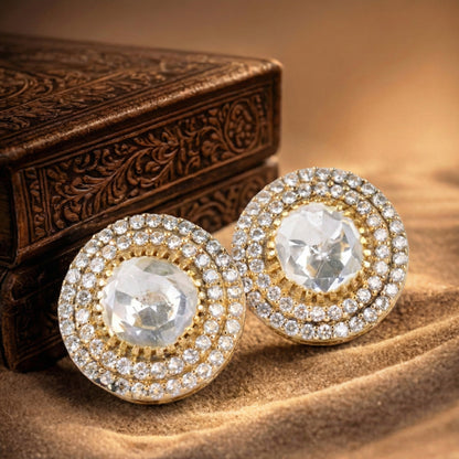 Circular Polki Earring