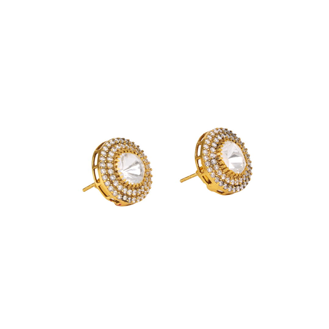 Circular Polki Earring