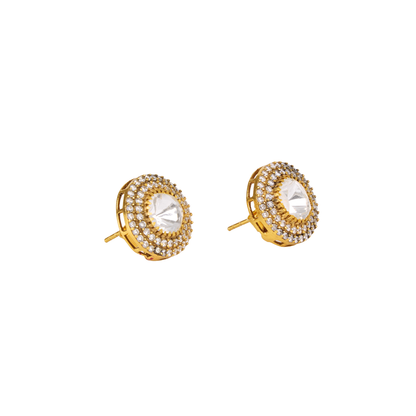 Circular Polki Earring