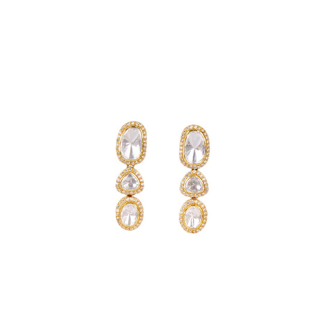 Heritage Polki Earring