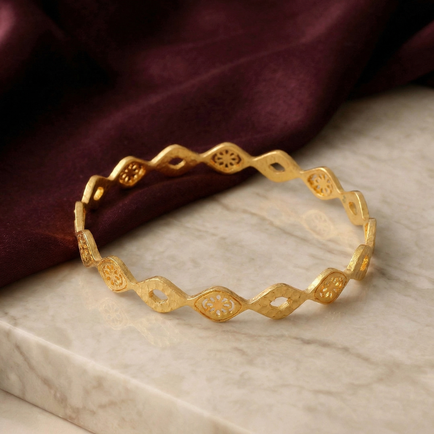 Myra Golden Bangle