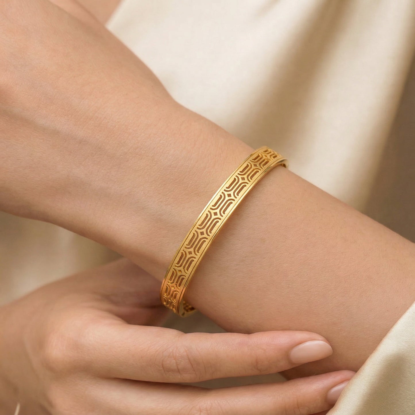 Vedika Golden Bangle